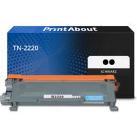 Toner kompatibel mit Brother TN-2220 - 2x Schwarz - Hoher Kapazität - Multipack