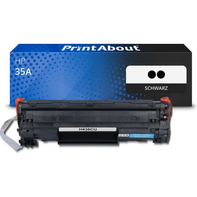 Toner kompatibel mit HP 35A (CB435AD) - 2-pack - Schwarz - Multipack