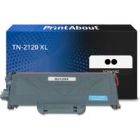 Toner kompatibel mit Brother TN-2120 XL - 2x Schwarz - Extra Hohe Kapazität - Multipack