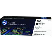 HP 305X (CE410XD) Toner - 2x Schwarz - Hohe Kapazität - Multipack