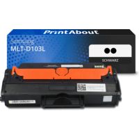 Toner kompatibel mit Samsung MLT-D103L (SU716A) - 2x schwarz - Hohe Kapazität - Multipack