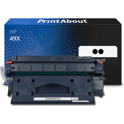 Toner kompatibel mit HP 49X (Q5949XD) 2x Schwarz  - Hoher Kapazität - Multipack