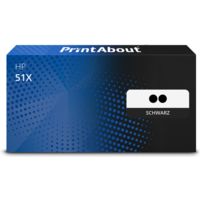 Toner kompatibel mit HP 51X (Q7551XD) - 2x Schwarz - Hoher Kapazität - Multipack