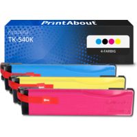 Toner kompatibel mit Kyocera TK-540K - 4-farbig - Multipack