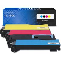 Toner kompatibel mit Kyocera TK-550K - 4-farbig - Multipack