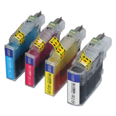 Druckerpatrone kompatibel mit Brother LC-123VALBP - 4-farbig - Multipack