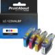 Druckerpatrone kompatibel mit Brother LC-123VALBP - 4-farbig - Multipack