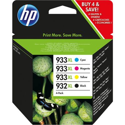 HP 932XL / 933XL (C2P42AE) - 4-farbig - Druckerpatrone - Hohe Kapazität - Multipack