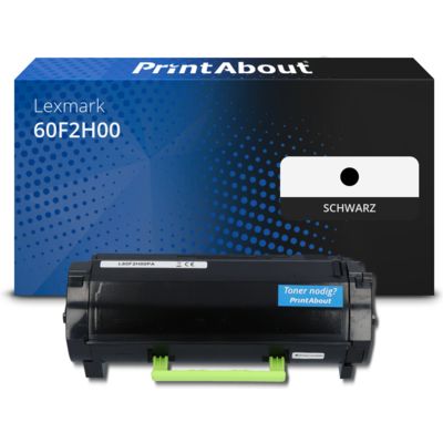 Toner kompatibel mit Lexmark 60F2H00 (602H) - Schwarz - Hohe Kapazität