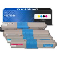 Toner kompatibel mit OKI 44973536 - 4-farbig - Multipack