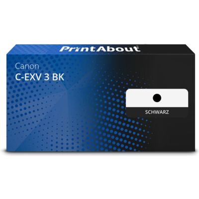 Toner kompatibel mit Canon C-EXV 3 BK - Schwarz