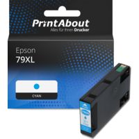 Druckerpatrone kompatibel mit Epson 79XL (T79024010) - Cyan - Hohe Kapazität