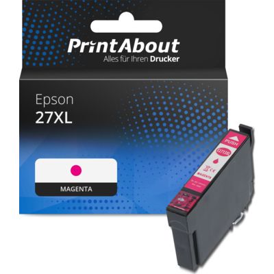 Druckerpatrone kompatibel mit Epson 27XL (C13T27134012) - Magenta - Hohe Kapazität
