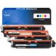 Toner kompatibel mit HP 130A (CF350A) - 4-farbig - Multipack