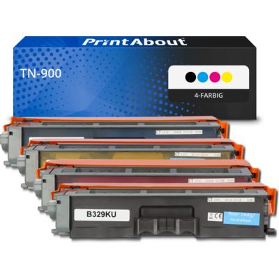Toner kompatibel mit Brother TN-900 - 4-farbig - Multipack