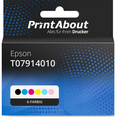 Druckerpatrone kompatibel mit Epson T07914010 - 6-farbig - Multipack