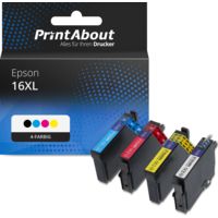 Druckerpatrone kompatibel mit Epson 16XL (T1631) - 4-Farben - Multipack