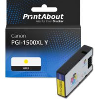 Druckerpatrone kompatibel mit Canon PGI-1500XL Y - Gelb - Hohe Kapazität