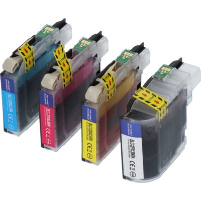 Druckerpatrone kompatibel mit Brother LC-227XLVALBP - 4-farbig - Hohe Kapazität - Multipack