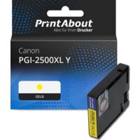 Druckerpatrone kompatibel mit Canon PGI-2500XL Y  - Gelb - Hohe Kapazität