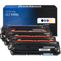 Toner kompatibel mit Samsung CLT-K506L (SU171A) - 4-farbig - Hohe Kapazität - Multipack