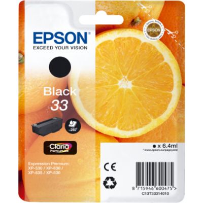 Epson 33 (C13T33314012) - Schwarz - Druckerpatrone