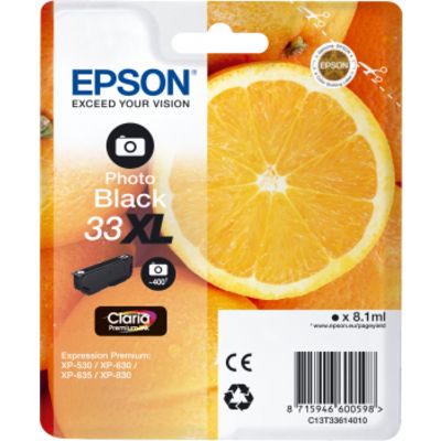 Epson 33XL (C13T33614012) - Fotoschwarz - Druckerpatrone - Hohe Kapazität