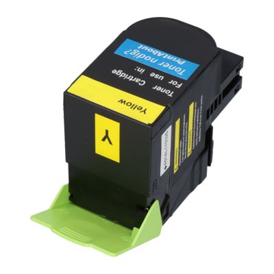 Toner kompatibel mit Lexmark 80C2SY0 (802S) - Gelb