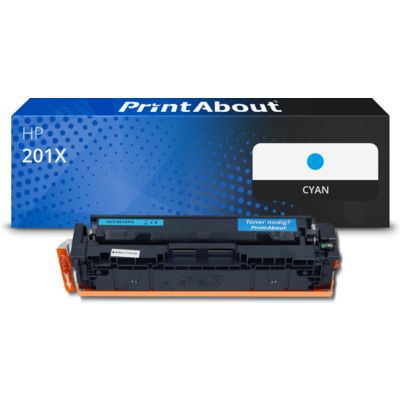 Toner kompatibel mit HP 201X (CF401X) - Cyan - Hohe Kapazität