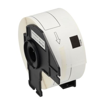 Etikettenrolle kompatibel mit Brother DK-11208 - (38 mm x 90  mm) - Schwarz auf weiß