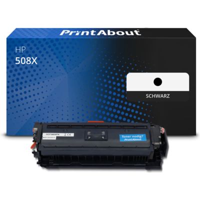 Toner kompatibel mit HP 508X (CF360X) - Schwarz - Hohe Kapazität