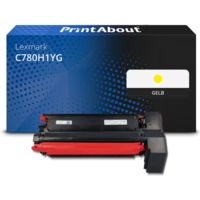 Toner kompatibel mit Lexmark C780H1YG - Gelb - Hohe Kapazität