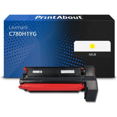 Toner kompatibel mit Lexmark C780H1YG - Gelb - Hohe Kapazität