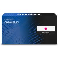 Toner kompatibel mit Lexmark C950X2MG - Magenta - Extra hohe Kapazität