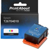 Druckerpatrone kompatibel mit Epson T26704010 (T266) - 3-farbig - Hohe Kapazität