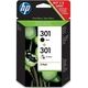 HP 301 (N9J72AE) - Schwarz + 3 Farben - Druckerpatrone - Multipack