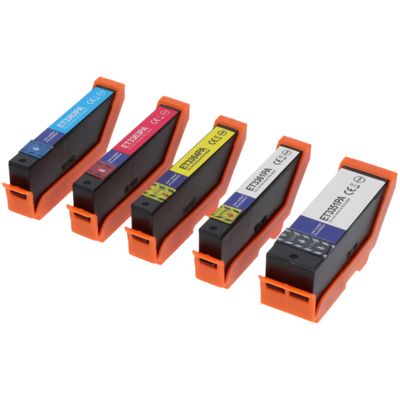 Druckerpatrone kompatibel mit Epson 33XL (C13T33574012) - 5-farbig - Hohe Kapazität - Multipack