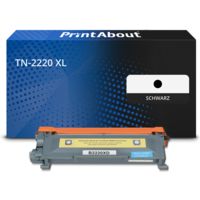 Toner kompatibel mit Brother TN-2220 XL - Schwarz - Extra hohe Kapazität