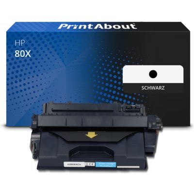 Toner kompatibel mit HP 80X (CF280XX) - Schwarz - Extra hohe Kapazität