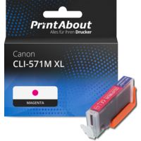 Druckerpatrone kompatibel mit Canon CLI-571M XL - Magenta - Hohe Kapazität