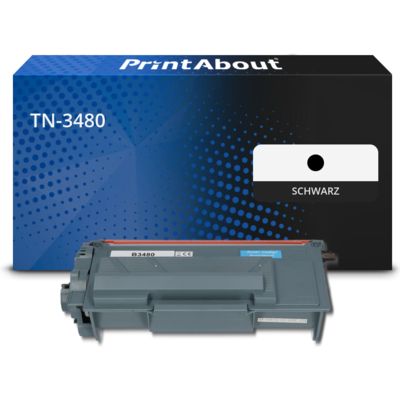 Toner kompatibel mit Brother TN-3480 - Schwarz - Hohe Kapazität