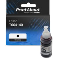 Druckerpatrone kompatibel mit Epson T664140 - Schwarz