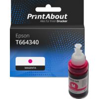 Druckerpatrone kompatibel mit Epson T664340 - Magenta