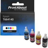 Druckerpatrone kompatibel mit Epson T664140 - 4-farbig - Multipack