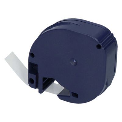 Schriftband kompatibel mit Dymo 12267 (S0721530) - (12 mm) - Schwarz auf transparent