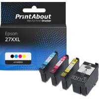 Druckerpatrone kompatibel mit Epson 27XXL (T2791/12/13/144010) - 4-Farben - Hohe Kapazität - Multipack – 1133727