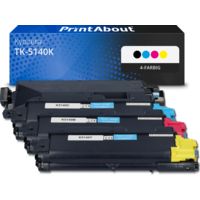 Toner kompatibel mit Kyocera TK-5140K - 4-farbig - Multipack