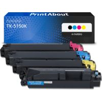 Toner kompatibel mit Kyocera TK-5150K - 4-farbig - Multipack