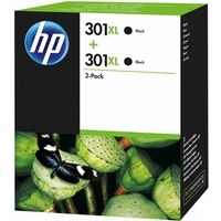 HP 301XL (D8J45AE) Druckerpatrone - 2x Schwarz - Hoher Kapazität - Multipack