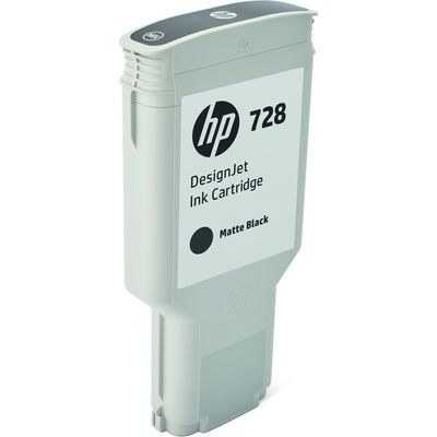 HP 728 (F9J68A) - Mattschwarz - Druckerpatrone